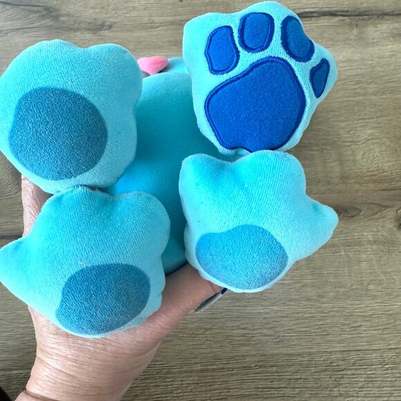 Blue's Clues Plush Dog Viacom Nickelodeon Blue Tongue Out 12" Paw Print EUC - Picture 5 of 8